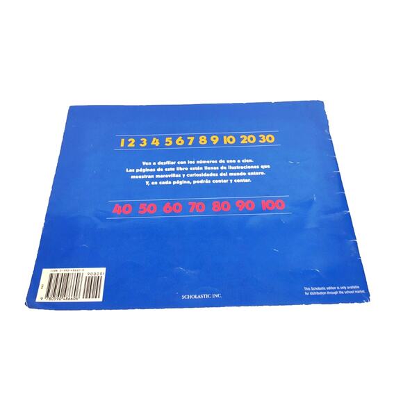 De Uno A Cien. Paperback book for Number Teaching Counting to 100 - No CD - Picture 4 of 9